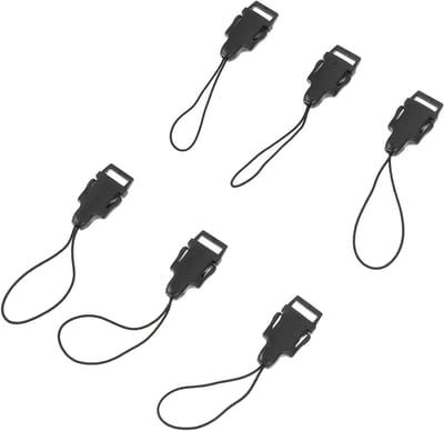 Camera Buckle Set - Strap Adapter - Camera Beveiligen - Quick Release Clip - 20 Stuks - Zwart