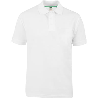 Duke Heren D555 Grant Pique Kingsize poloshirt 2XL wit