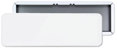 Parkeerbord 60x20 cm - blanco