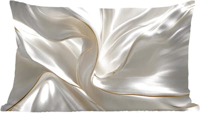 Sierkussens - Kussentjes Woonkamer - 60x40 cm - Stof - Plooien - Goud