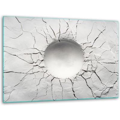 TMK ArtDeko - Snijplank - Glas - 40x30cm - Wit