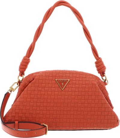 GUESS Koppeling Schoudertas Lisbet Frame Clutch Papaya Oranje