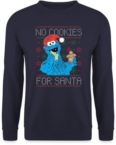 Sesamstraat Ugly Christmas | Geen Koekjes Voor Santa Sweater Heren