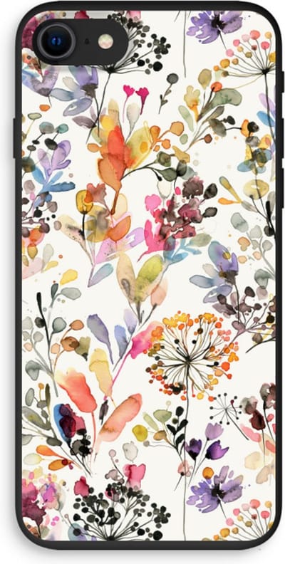 Case Company® - Hoesje geschikt voor iPhone SE 2020 hoesje - Wilde grassen - Biologisch Afbreekbaar Telefoonhoesje - Bescherming alle Kanten en Schermrand