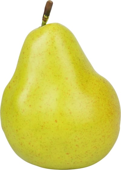 Esschert Design kunstfruit decofruit - peer/peren - ongeveer 11 cm - groen