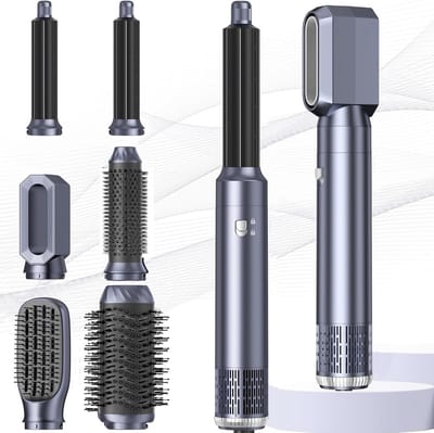 Multifunctionele 6-in-1 Föhnborstel Set - Warme Lucht Styler voor Haarstyling