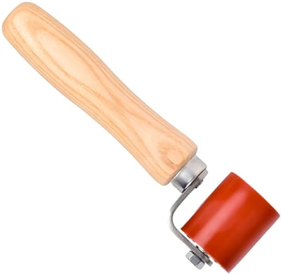 Lasrol van siliconen, 40 mm, hittebestendig, voor pvc en synthetische materialen, handrol van siliconen, drukrol, handmatige dakrol, drukrol