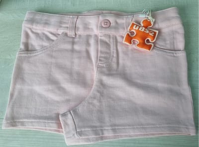 KATOENEN SHORTJE (LICHT) ROZE