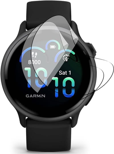Screenprotector geschikt voor Garmin Vivoactive 6 - 2x FlexGuard Screen Protector