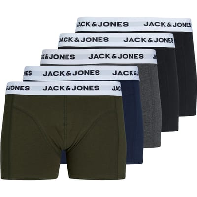 Jack & Jones Basic Trunks Boxershorts Heren (5-pack)