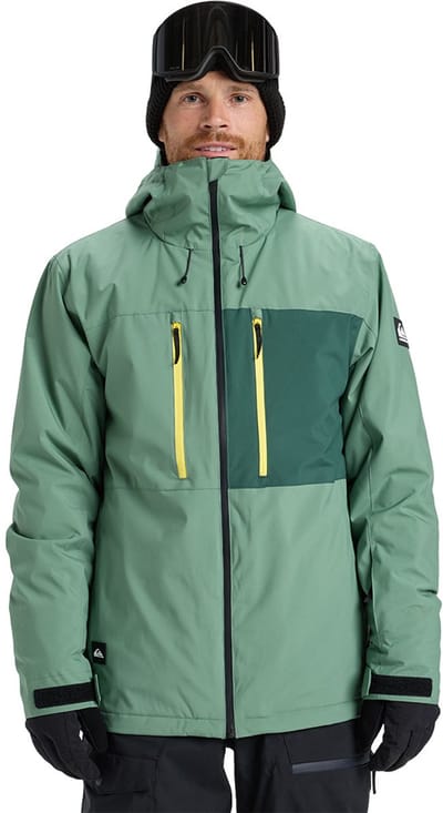 Quiksilver Sycamore Solid 20k Jas Groen L Man