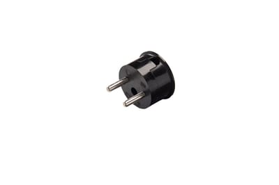 Martin Kaiser 10 Amp MK Stekker Zonder Aardingscontact Zwart - 599/sw [80 stuks]