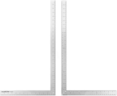 Professionele 24" x 14" L-vierkante liniaal met Franse curve voor modeontwerp en quiltprojecten