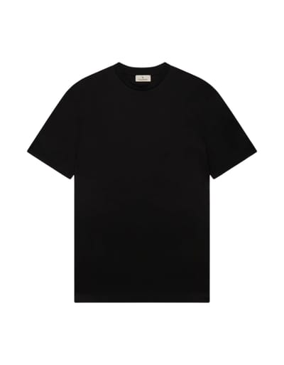 Valenza Interlock Supima T-shirts Zwart 1001