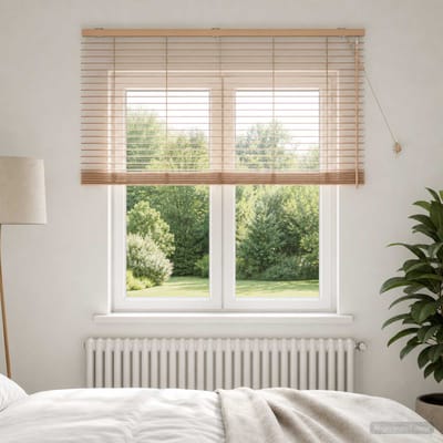vidaXL - Venetiaanse - jaloezie - Eiken - Look - 125 - x - 130 - cm - 35 - mm