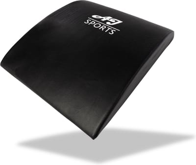 AJ-Sports Ab Mat - Buikspiermat - Sit up - Buikspiertrainers - Ab tainer - Buikspieren - Buiktrainer - Foam/Kunstleer - Zwart - Fitness - Workout