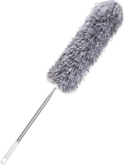 7Style Collection - Microvezel Plumeau met Uitschuifbare Telescoopsteel tot 280 CM - Ragebol RVS