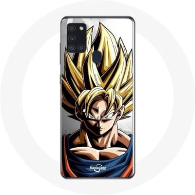 Samsung Galaxy A21S Hoesje Goku Wall Dragon Ball Super