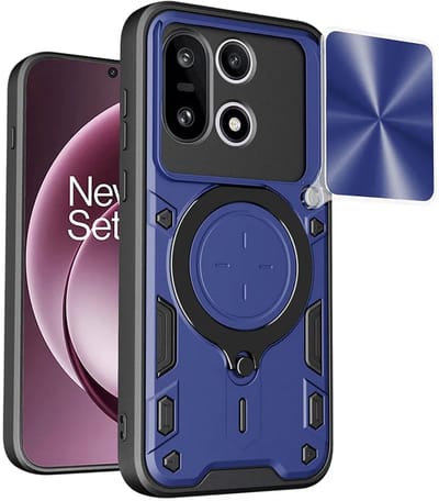 Hoesje geschikt voor OnePlus 15 - Techsuit CamGuard Pro Back Cover - Blauw