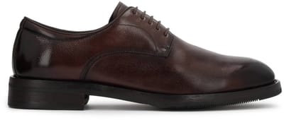 Brown classic derby shoes