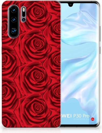 Huawei P30 Pro TPU Case Red Roses