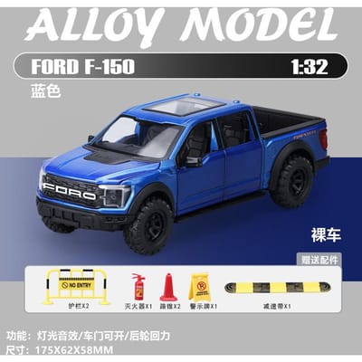 1:32 Ford F150 Raptor Off Road Pick-up Truck Legering Auto Diecasts & Speelgoed Voertuigen Auto Model Miniatures Schaal Model Auto Voor Kinderen