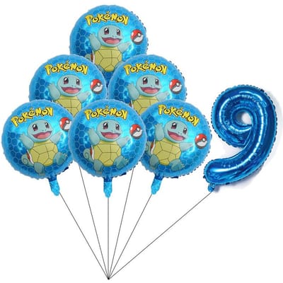 Pokemon 3D Aluminiumfolie Ballon Verjaardag Decoratie Paikachu Karakter Aluminium Ballon Collectie Babyborrel Verjaardag Viering Cadeau