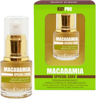 KayPro Haarserum Voor Fijn Droog haar 20 ml – Met Macadamia Olie - Professionele Haarverzorging – Haarserum voor Fijn, Droog en Beschadigd Haar
