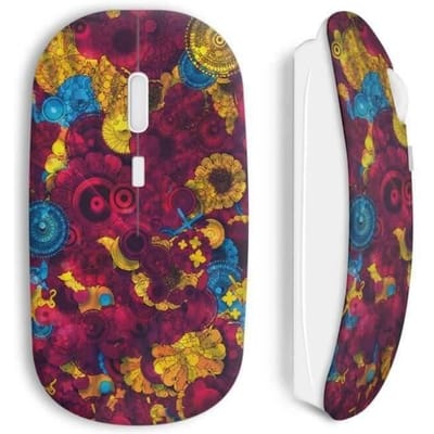 Psychedelic Style Souris Sans Fil