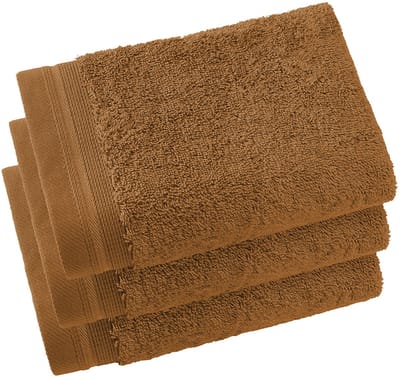 De Witte Lietaer Gastendoekjes Contessa, Caramel - 40 x 60 cm - 3 stuks - Katoen