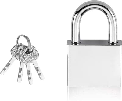 Veiligheids hangslot 40mm met 4 sleutels voor schuren, garages en tuinen - Ideaal voor poorten en opslagplaatsen
