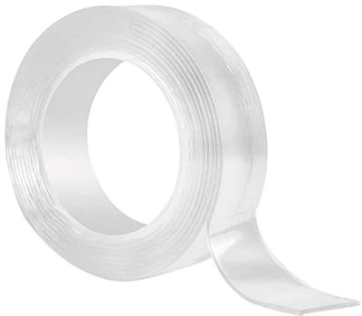 Nano tape - Dubbelzijdig - Herbruikbaar - Waterdicht - Montagetape Transparant - 5 meter lang - 3cm breed - 2mm hoog - Extra sterk - Gekko tape - Jonyx