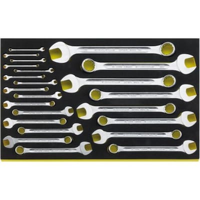 Stahlwille 96830885 TCS 13A/23 3/16-1 1/8 Ring-steeksleutelset Sleutelbreedte (metrisch) 8 - 19 mm