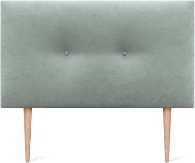 Luxe Gestoffeerd Hoofdbord Imitatieleer of Stof met Knoppen en Poten voor Diverse Bedmaten