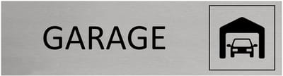 CombiCraft Aluminium deurbordje Garage 165x45mm - per stuk