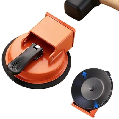 Robuust vloerzuigmondgereedschap - Verstelbare handgreep voor reparatie en installatie van composietvloeren, professionele vacuümzuigmond voor het optillen van tegels en vloerstrips met versterkte handgreep.