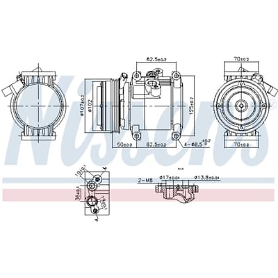 Compressor airconditioning NISSENS KLIMA NIS 891011