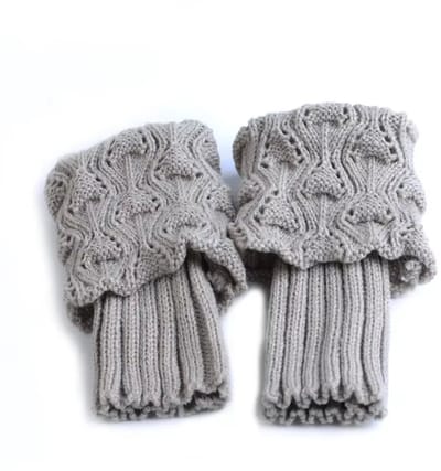 Warme Dames Beenwarmers Winter – Gebreide Enkelsokken met Stretch – Dikke Thermische Wollen Manchetten – Pluizige Enkellaars Covers – Sokken, Kousen, Warme Beenbeschermers