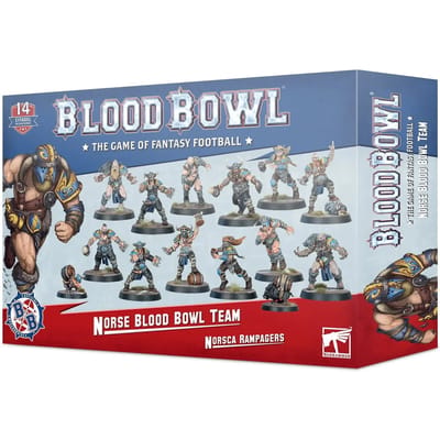 Set van 22 figuren Games Workshop Blood Bowl - Team Nordiques : Norsca Rampagers