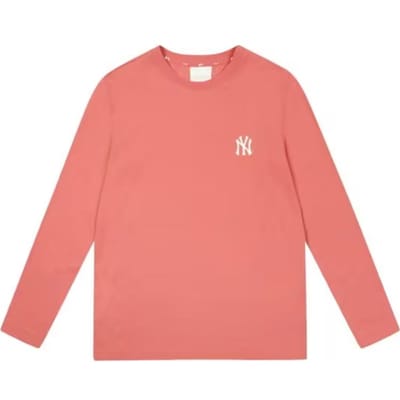 T-shirt Dopamine Ajusté à Manches Longues Imprimé Logo MLB Unisexes Hauts Orange 31TSB6041-50O S