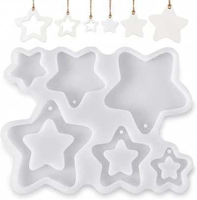 Sterrenvorm siliconen bakvorm voor het maken van taarten, desserts en snoepjes