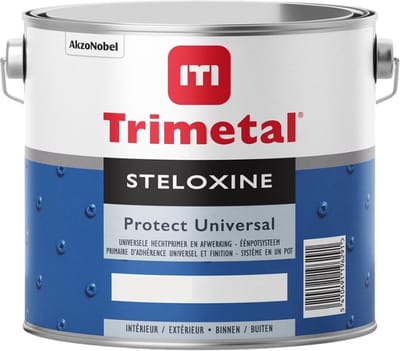 Trimetal Steloxine Protect Universal - 2,5 l - 10-12 m²/l - Zwart - Lak - Afwerkingslaag