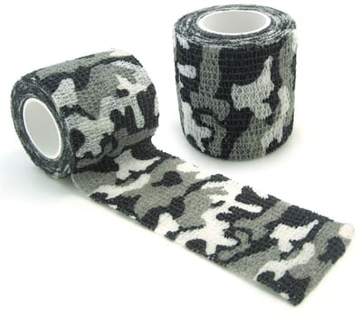 Dailygoods - Camouflage Stealth Tape - Zelfklevend Camo - Ideaal voor Jagen en Outdoor Activiteiten - 4.5M - Waterdicht en Duurzaam - Multifunctioneel...