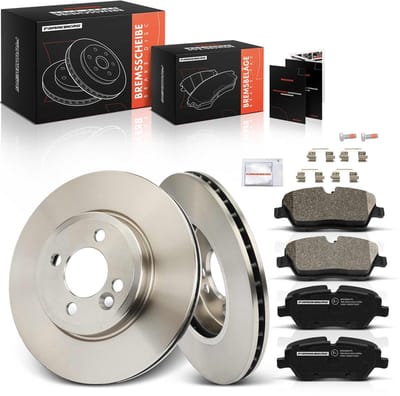 Frankberg 2x remschijven 4x remblokken vooras voor Chrysler