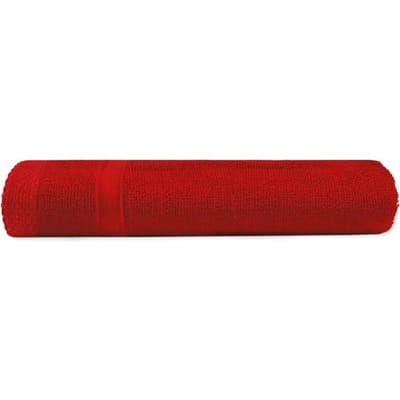 The One Towelling Recycled Classic Badlaken - 70 x 140 cm - Hoge vochtopname - 450 gr/m² - Katoen/Polyester - Banderarood