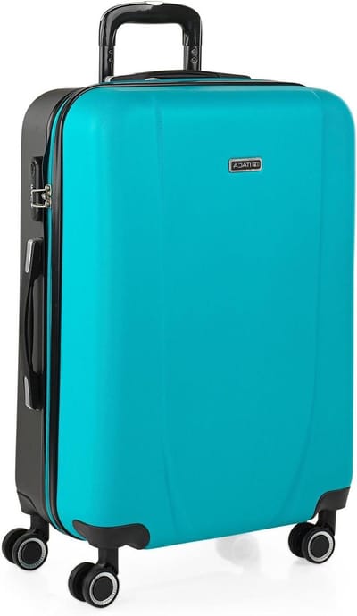 Reis Koffer Set - Bagage Koffers - Vakantie Bagage - Lichtgewicht ABS Materiaal - 42x65x24 cm - Turquoise Anthracite