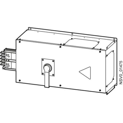 Siemens BVP:611343 BD2C-250-EESC Voedingsbox Koper Lichtgrijs 5-polig 65.7 mm² 250 A 690 V/AC 1 stuk(s)