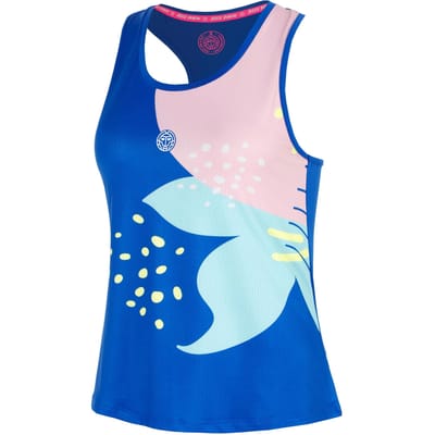BIDI BADU Hey Laguna Racerback Tanktop Dames-blauw, veelkleurig