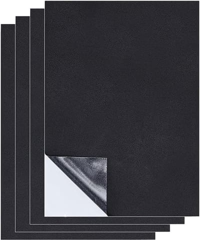 Schuimbekleding Zelfklevend - Beschermpads - Vloeren Beschermen - Hoge Dichtheid Schuim - 4 Stuks - Zwart