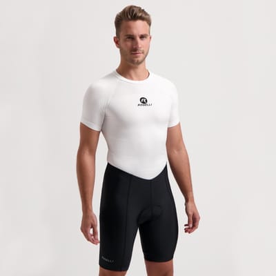Rogelli Econ Heren Korte Fietsbroek - Zeem - Zonder Bretels - Zwart
